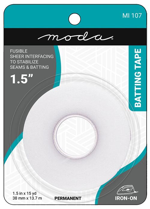 Fusible Seam Batting Tape 1.5" Moda
