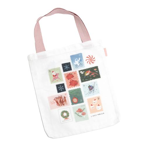 Christmas Stamps Tote Bag