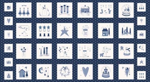 Crystal Lane Panel Winter Blue