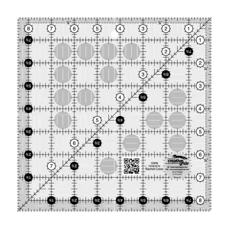Creative Grids Quilt Ruler 8 1/2 x 8 1/2 in. Square