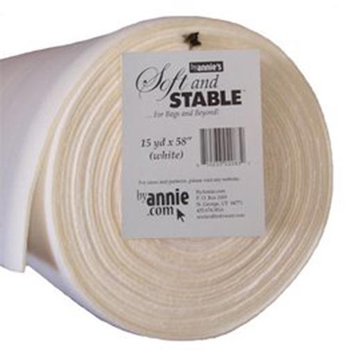 By Annie Soft & Stable 58" white (by the yard)