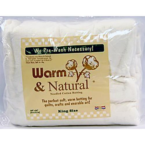 Warm & Natural Cotton Batting King Size
