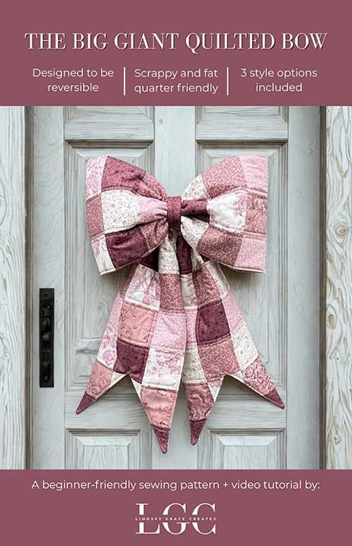 Big Giant Quilted Bow
