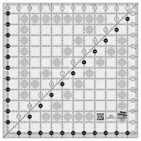 Creative Grids Quilt Ruler 12 1/2 x 12 1/2 in. Square