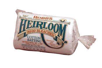 Heirloom Bleached Batting Queen