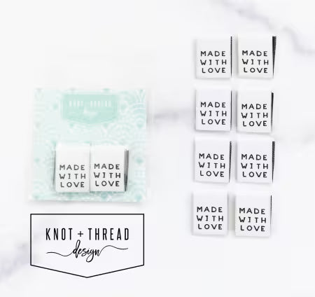 Made with Love 3/4in Label 8pk