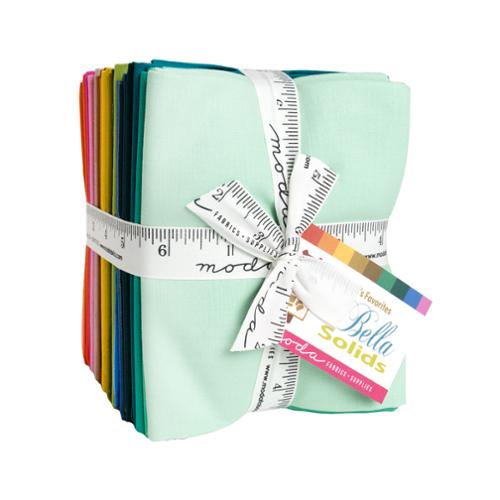 Bella Solids Precut fat quarter pack #25