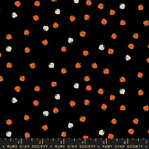 Mini Berry Novelty Strawberry Retro Black